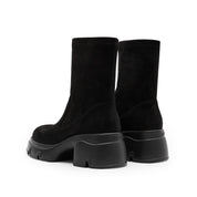 Black Platform Minimal Sock Boots