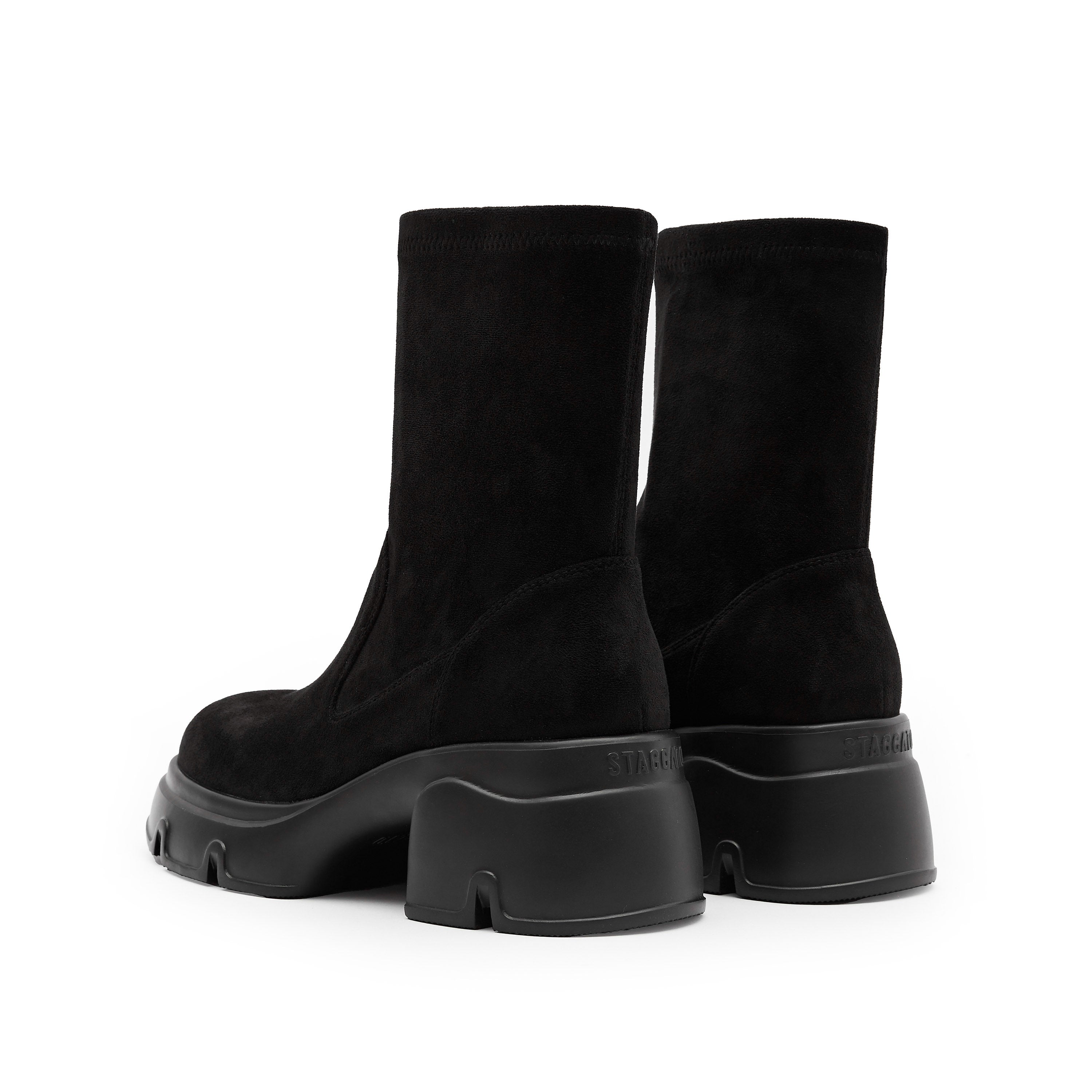 Black Platform Minimal Sock Boots