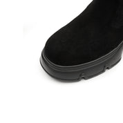 Black Platform Minimal Sock Boots