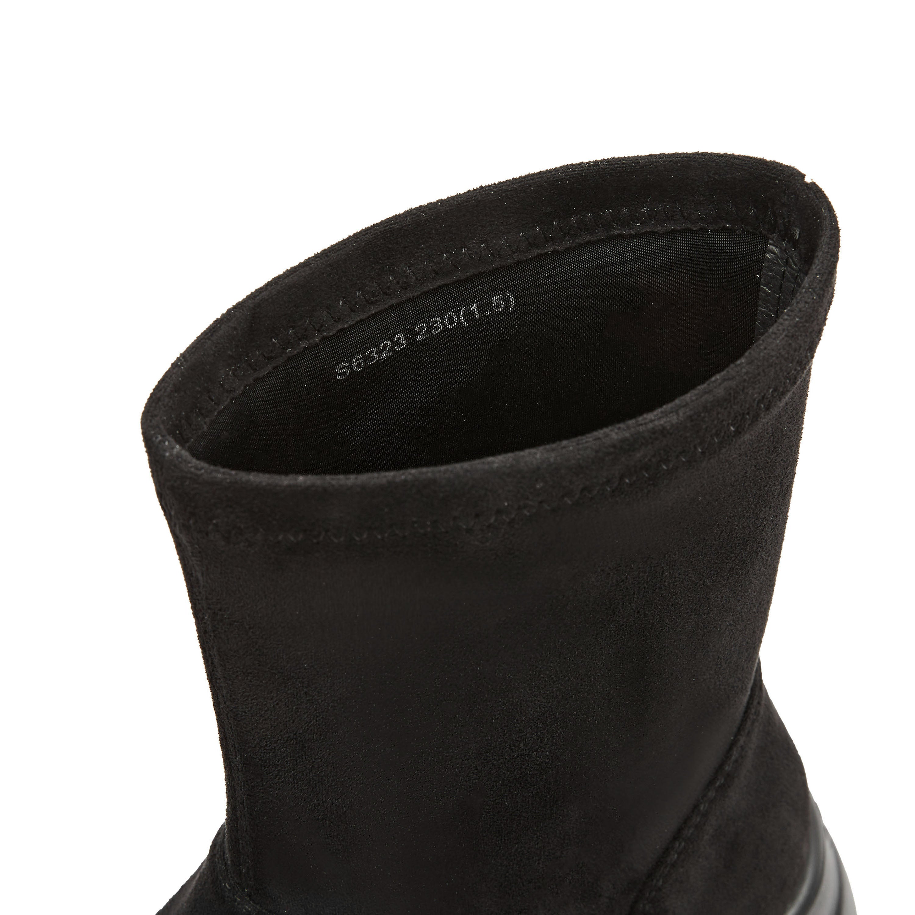 Black Platform Minimal Sock Boots