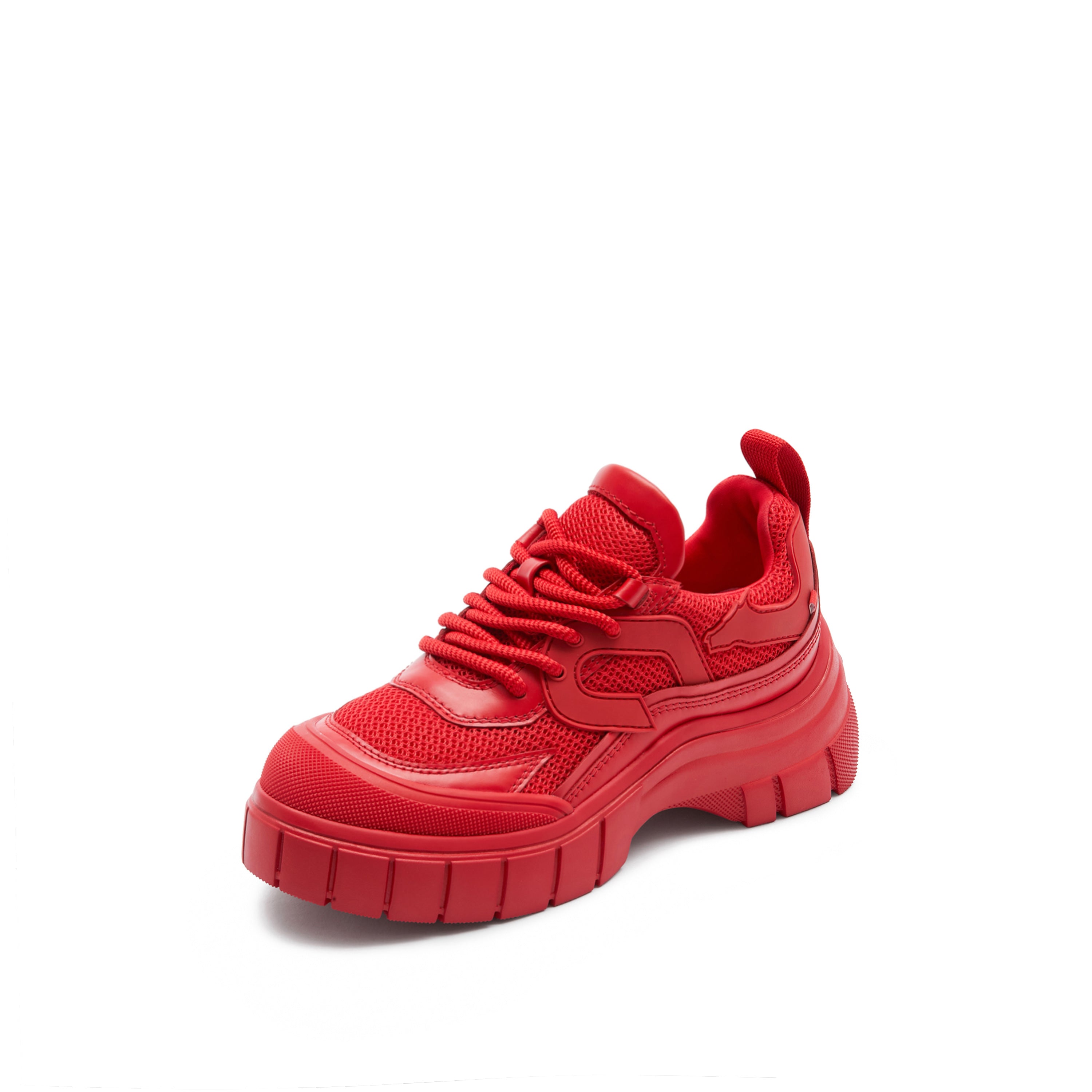 Red CNY x ST Platform Sneakers