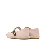 Load image into Gallery viewer, Pink Metal Buckle Mary Jane Espadrilles
