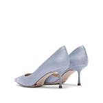 Load image into Gallery viewer, Light Blue Crystal embellished D&#39;Orsay Pumps
