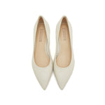 Load image into Gallery viewer, Beige Sheep Pointy Pumps
