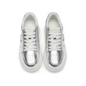Silver handicraft Embellishment Platform Sneakers