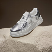 Silver handicraft Embellishment Platform Sneakers