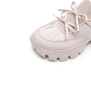 Pastel Bows Satin Chunky Sneakers
