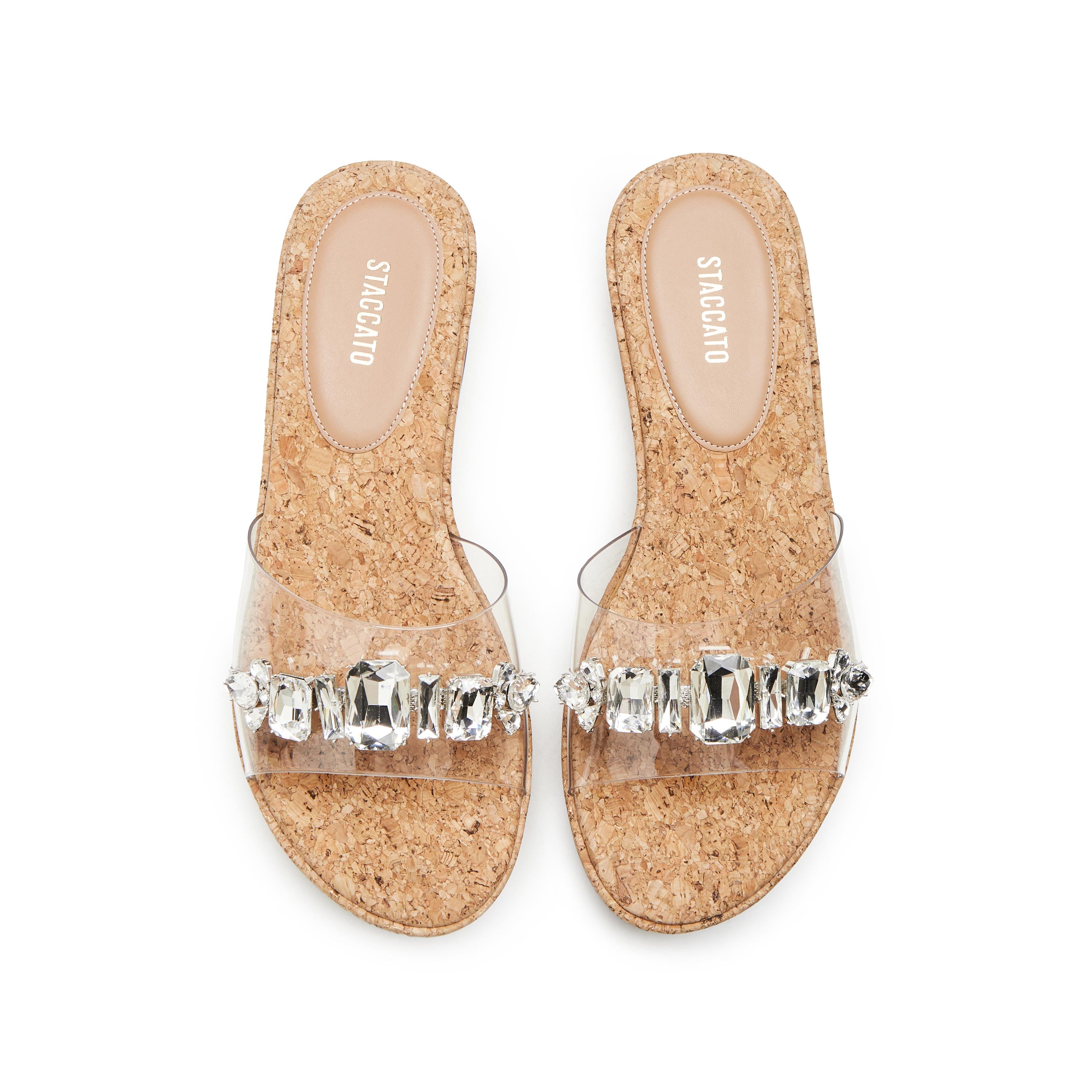 Crystal-embellished Wedge Corks