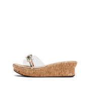 Golden Crystal-embellished Wedge Corks