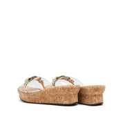 Golden Crystal-embellished Wedge Corks