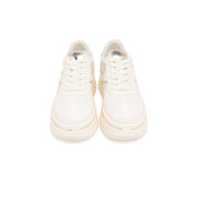 Beige Golden Line Platform Sneakers