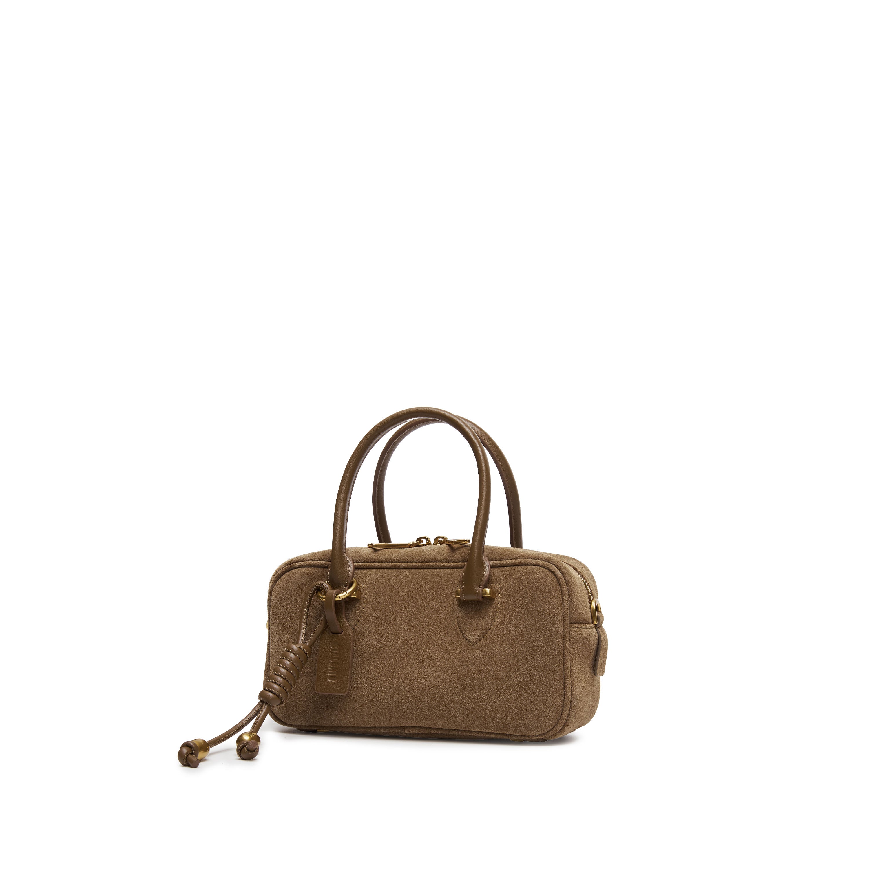 Olive Green Suede Beau bag