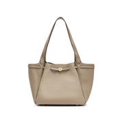 Light Grey ST Gold Coin Bucket Tote Bags