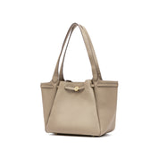 Light Grey ST Gold Coin Bucket Tote Bags
