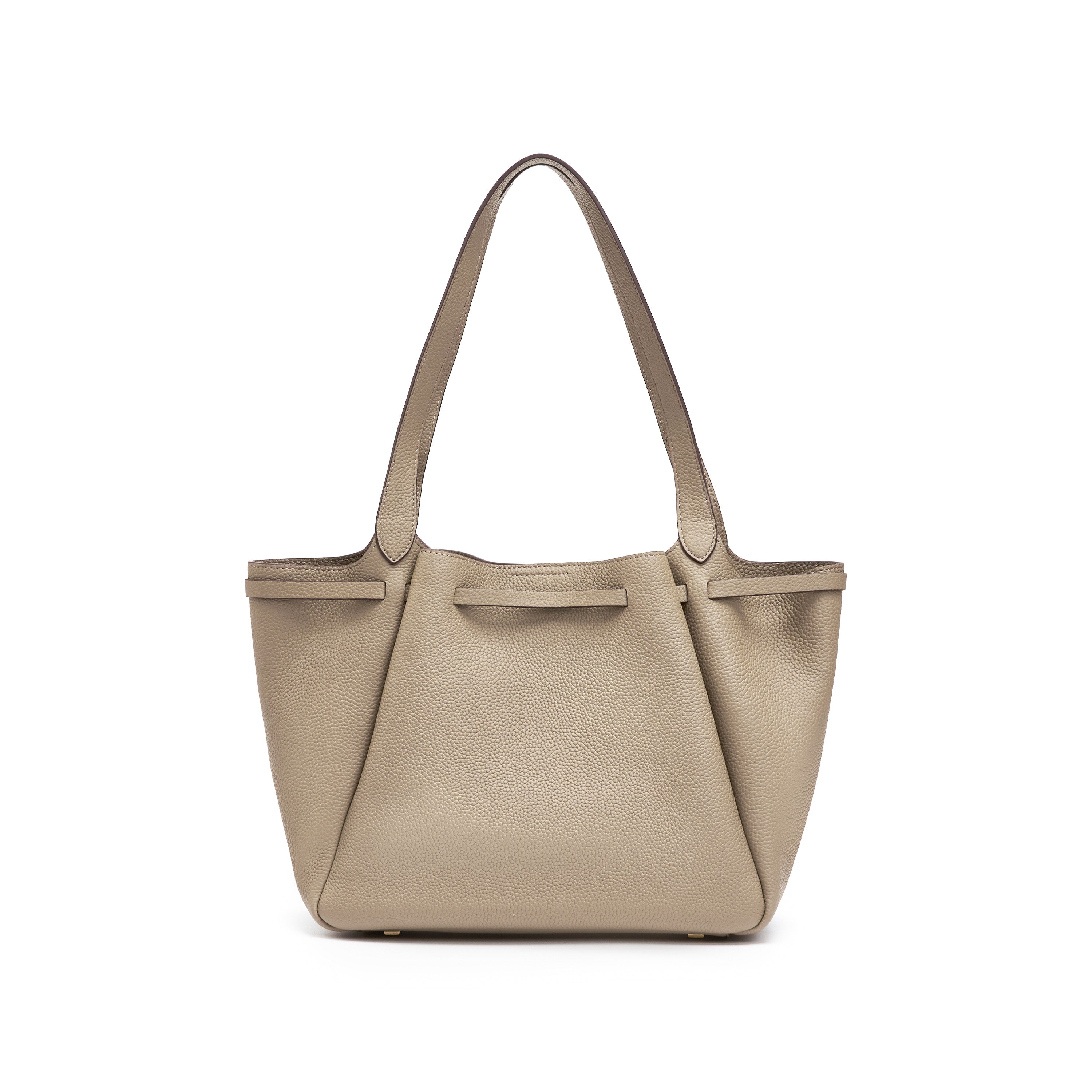 Light Grey ST Gold Coin Bucket Tote Bags