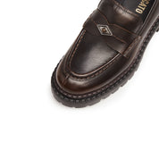 Brushed Rusty ST Gem Platform Loafers