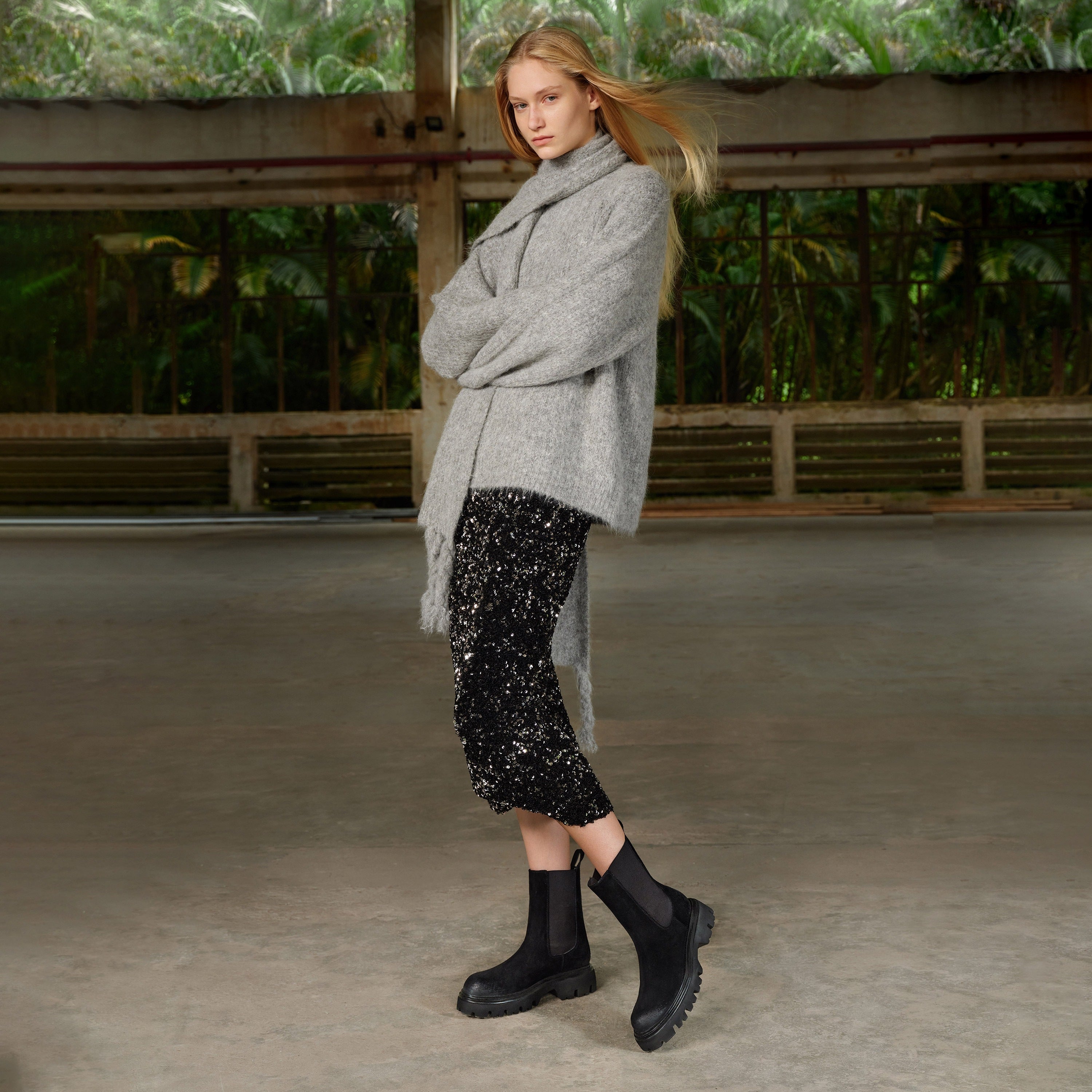 Brushed Brown Calf Suede Ankle Boots