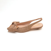 ST x CANAPE Camel Bow Slingback Flats