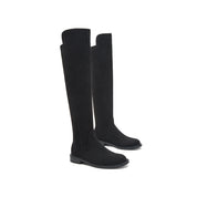 Black Over The Knee Sock Boots