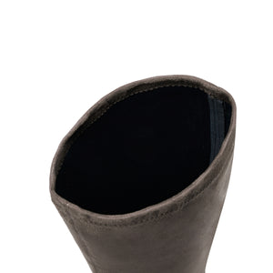 Brown Platform Long Sock Boots
