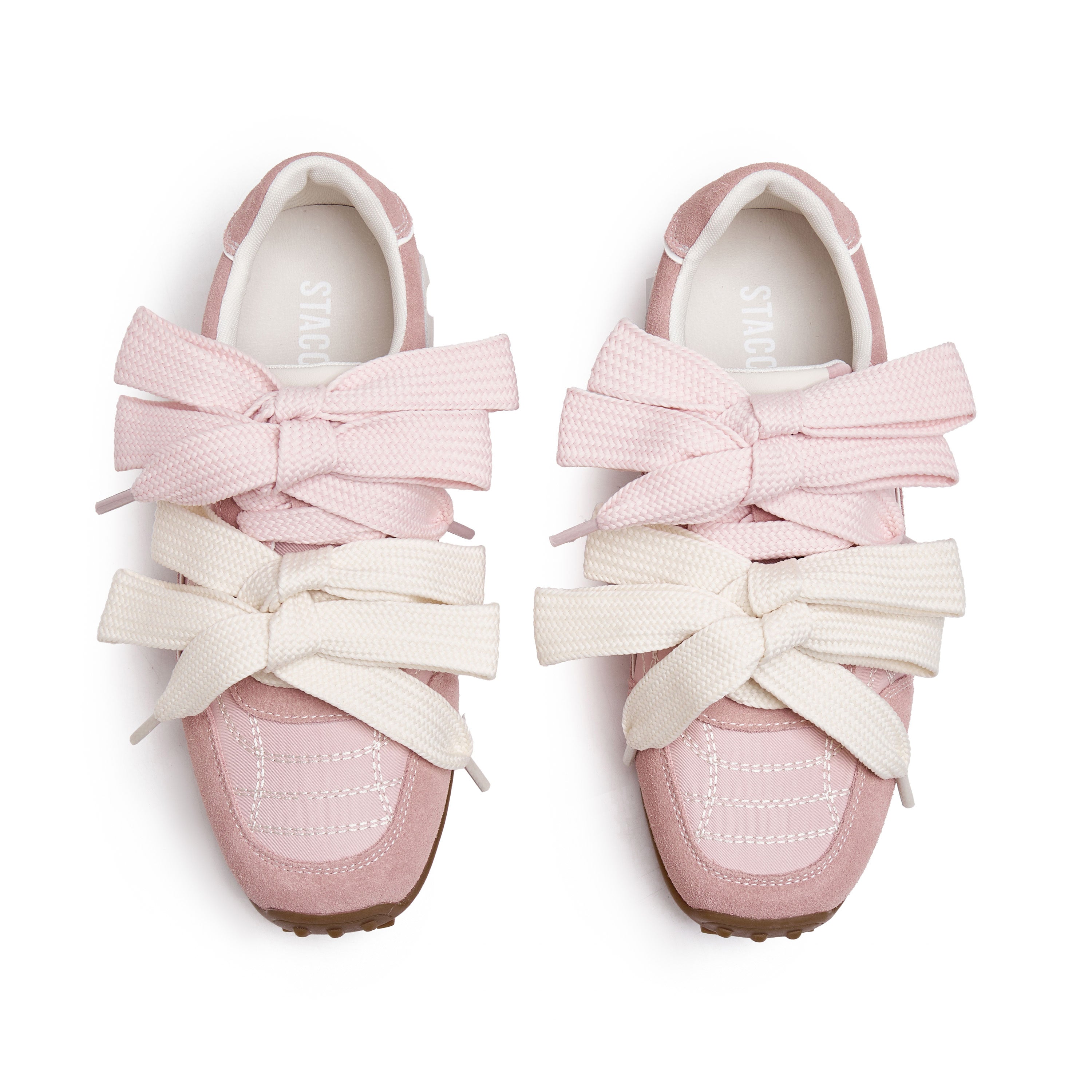 Pink Patch Bows Tie Runner