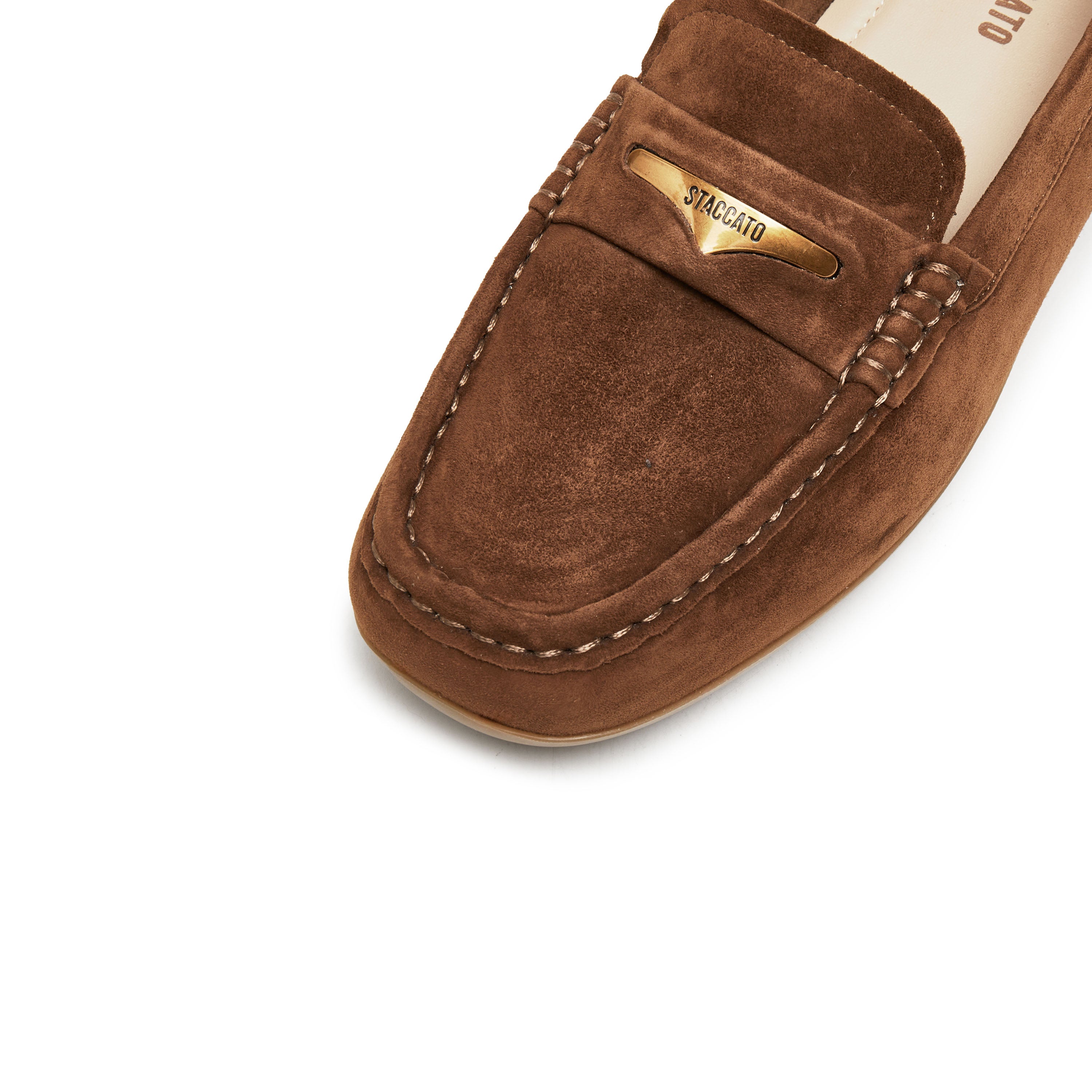 Brown ST Batch Suede Soft Penny Loafers