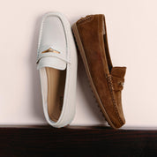 Brown ST Batch Suede Soft Penny Loafers