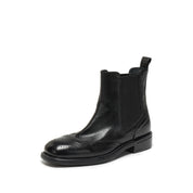 Black England Style Chelsea Ankle Boots