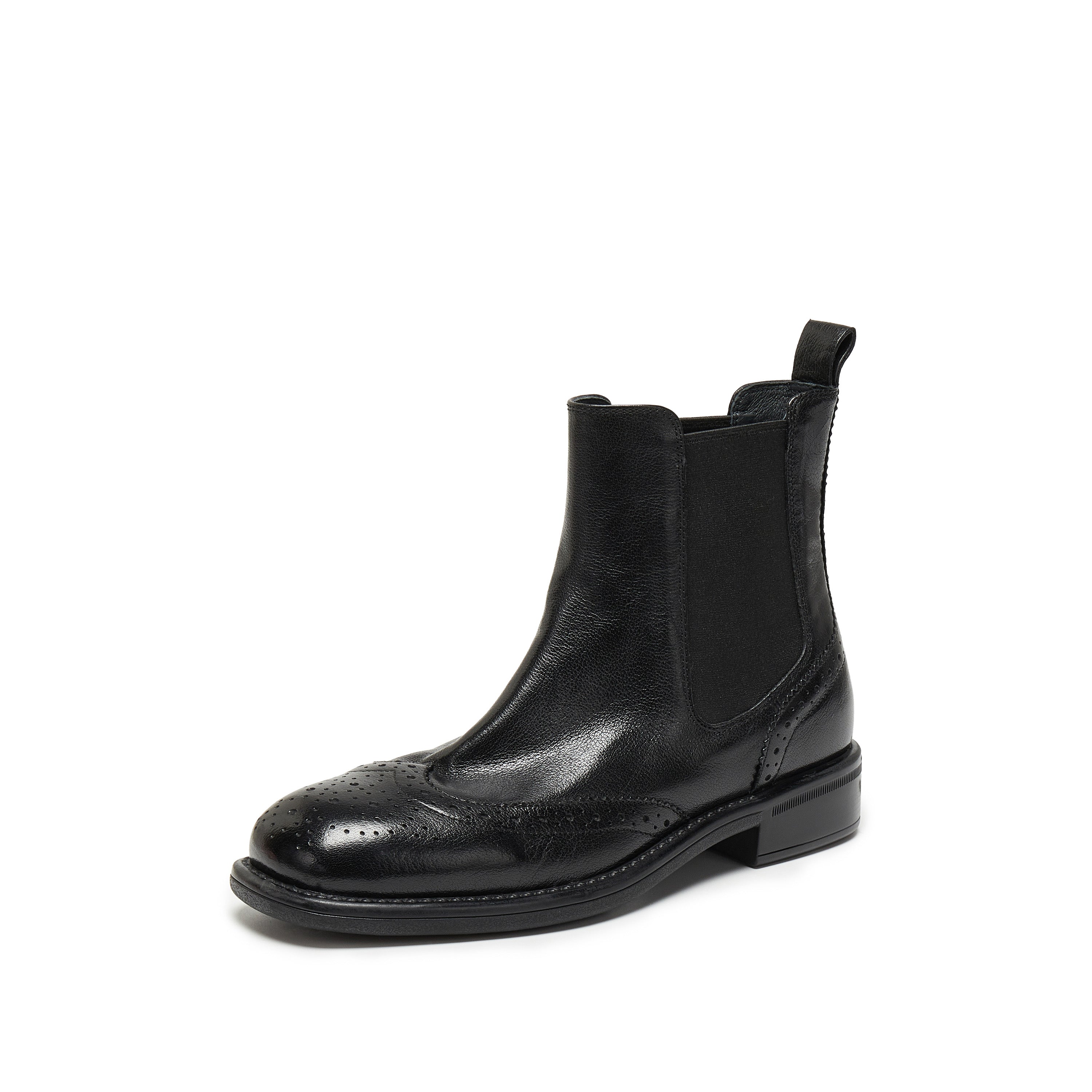 Black England Style Chelsea Ankle Boots