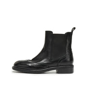 Black England Style Chelsea Ankle Boots