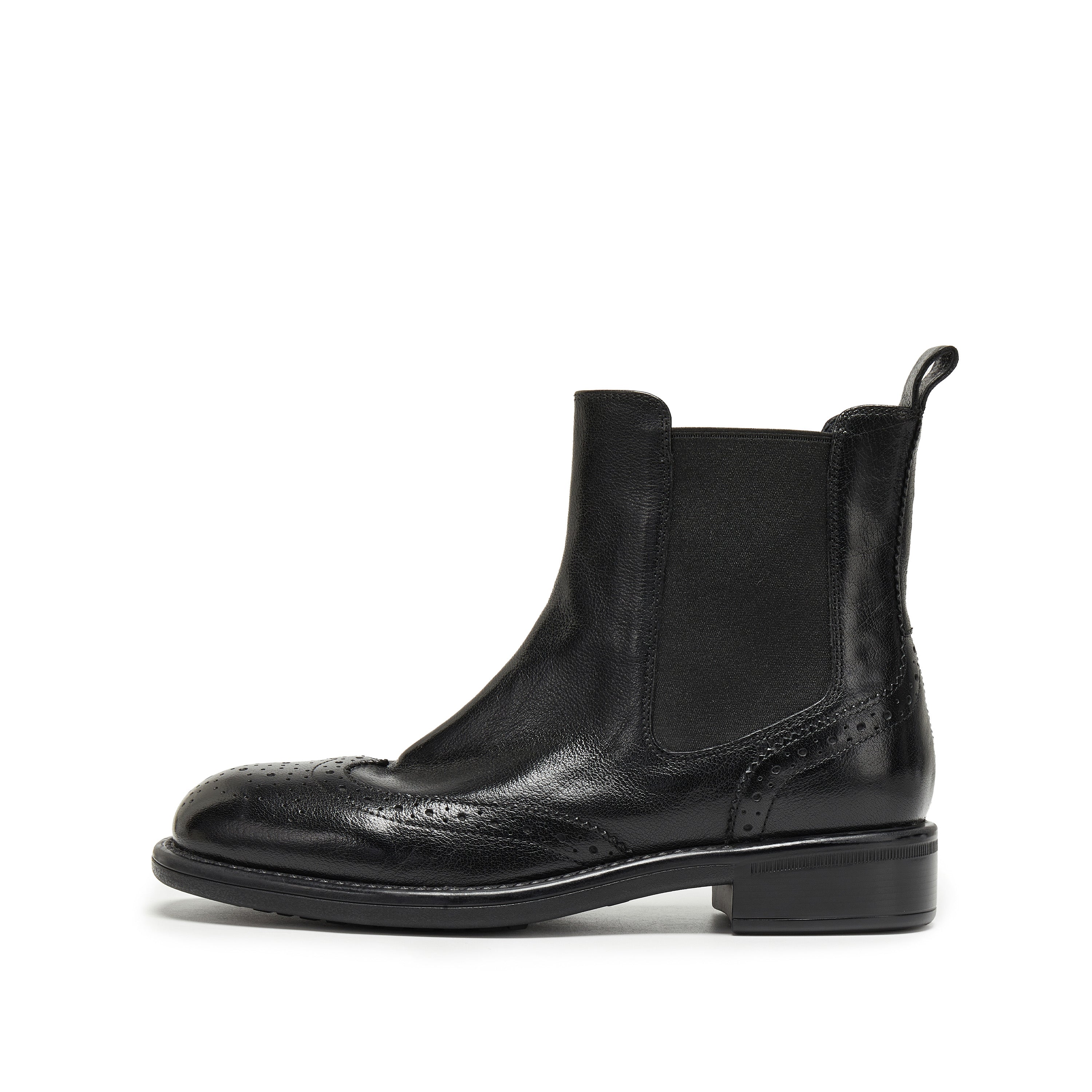 Black England Style Chelsea Ankle Boots