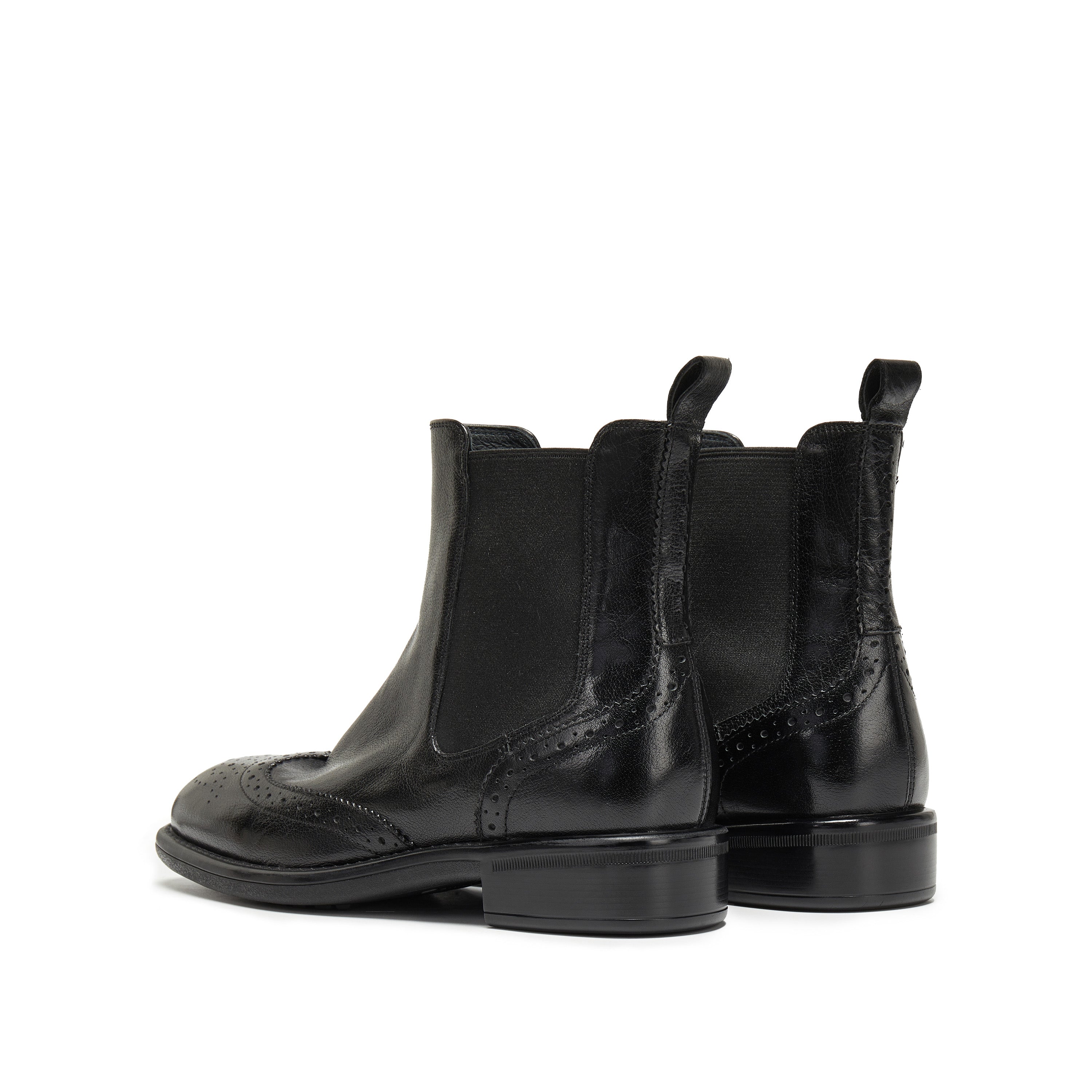 Black England Style Chelsea Ankle Boots