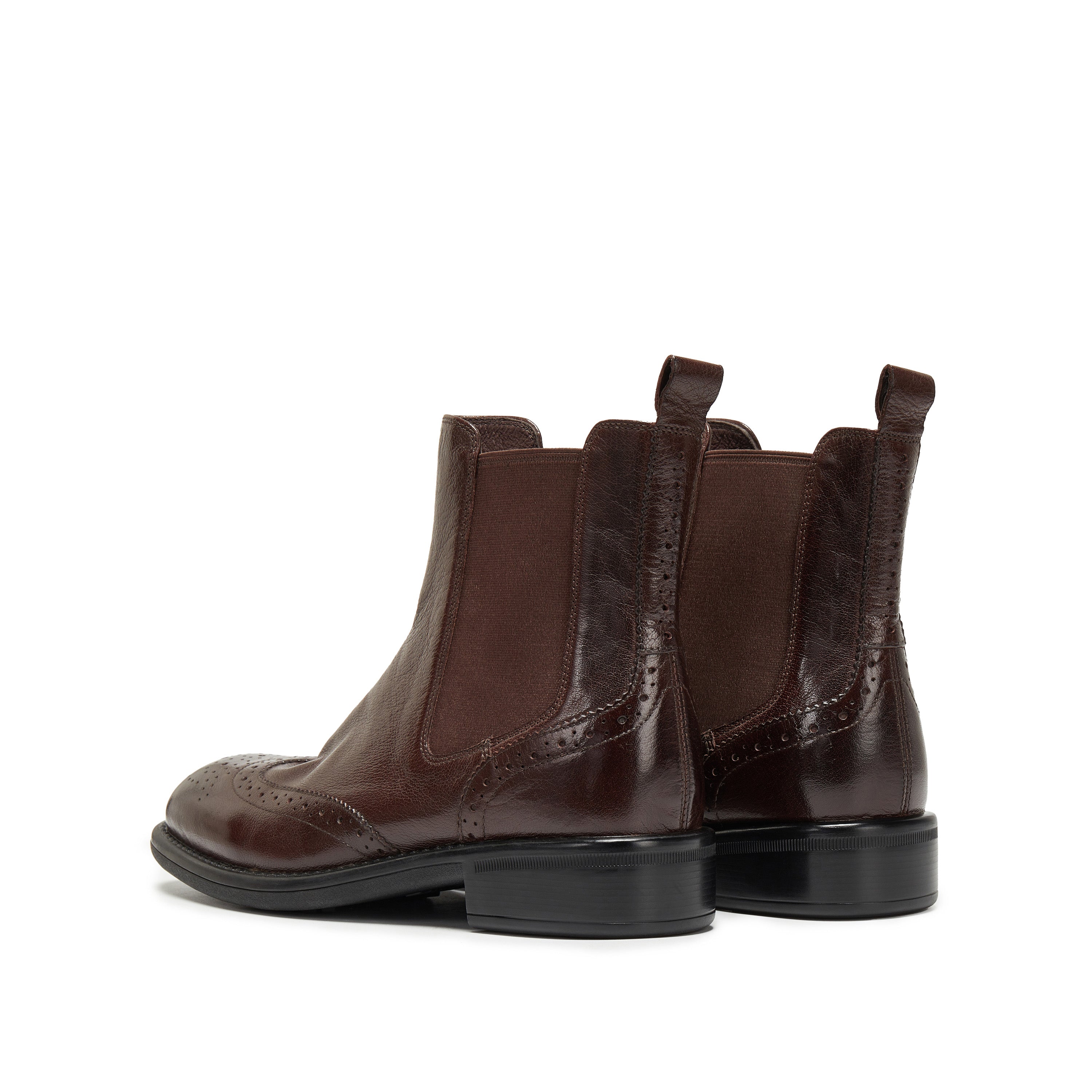 Brown England Style Chelsea Ankle Boots