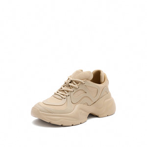Khaki Brown Wide Fit ST Chunky Sneakers