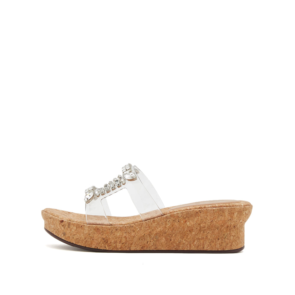 Square Crystal-embellished Wedge Corks