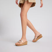 Square Crystal-embellished Wedge Corks