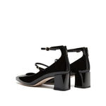 Load image into Gallery viewer, Black Double strap Patent Mary Jane Pumps
