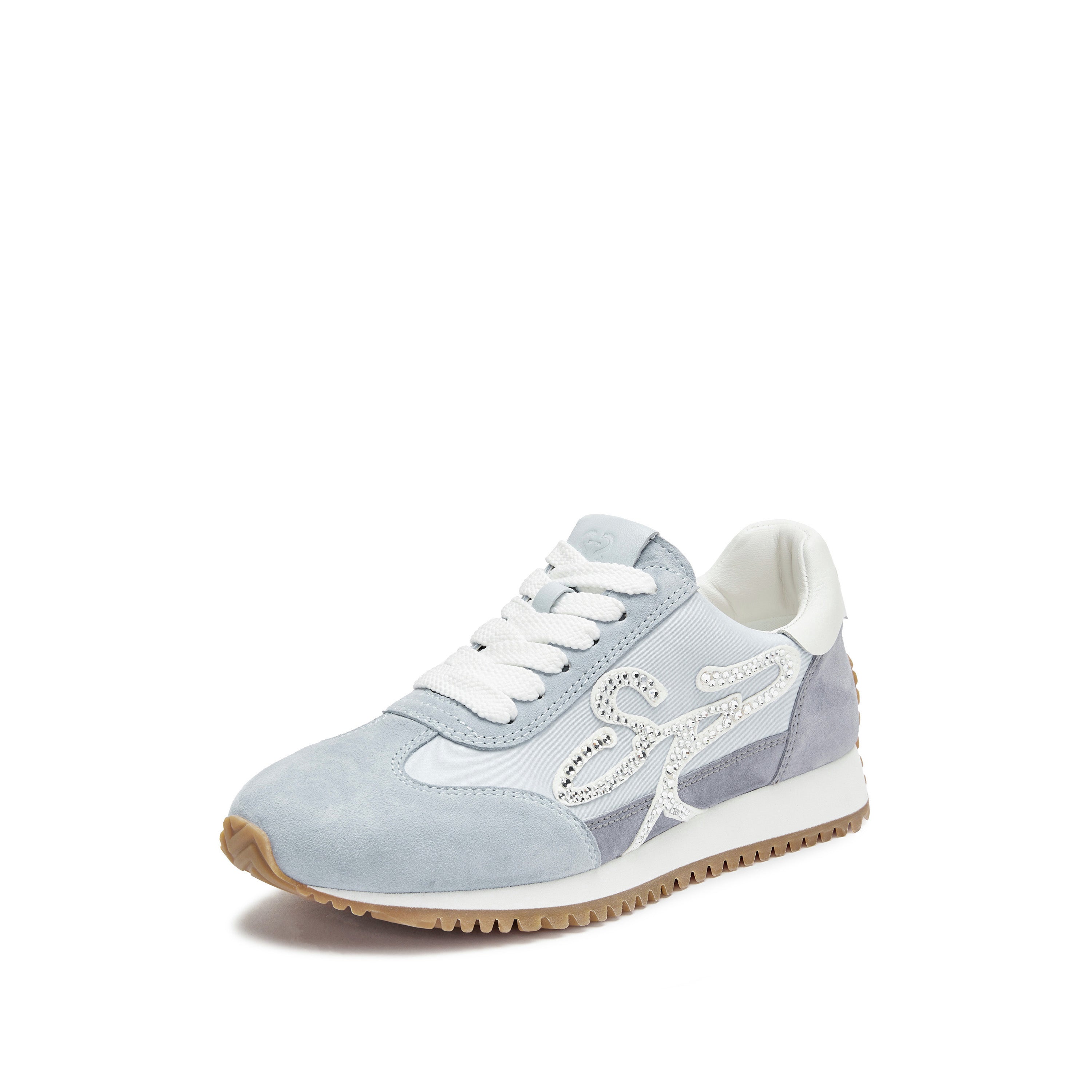 Blue Crystal ST Lace Up Runner