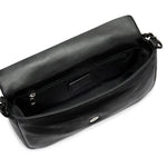 Load image into Gallery viewer, Black ST Quilting Leather Crossbody Bag
