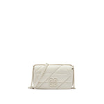 Load image into Gallery viewer, Beige ST Quilting Leather Crossbody Bag
