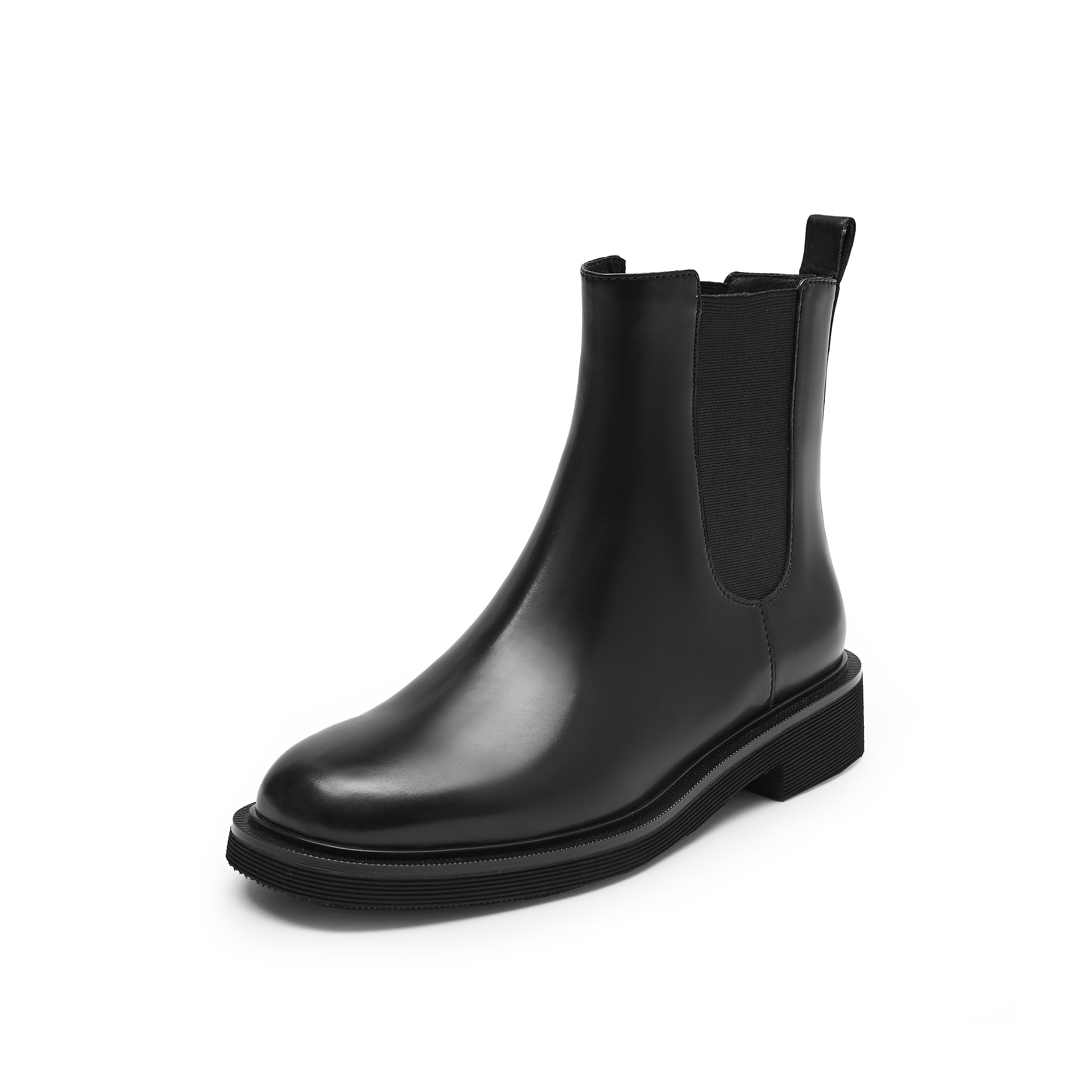 [STACCATO - Official Site] Black Leather Calf Charles Boots