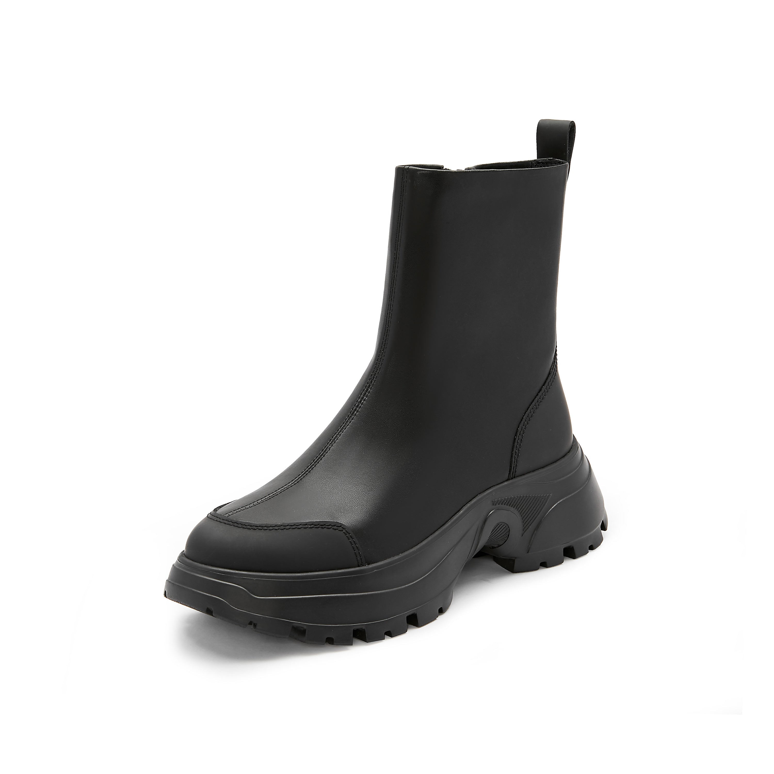 Black Softy ST Chunky Ankle Boots