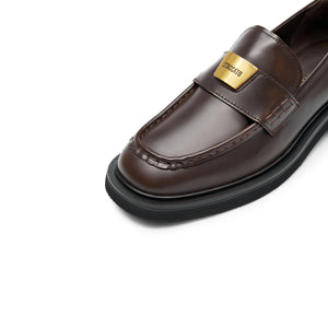 Ruby ST Golden Buckle Loafers