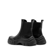 Black ST Key Platform Chelsea Boots