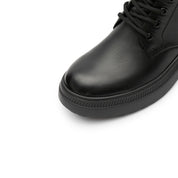 Black Lace Up Combat Sock Boots