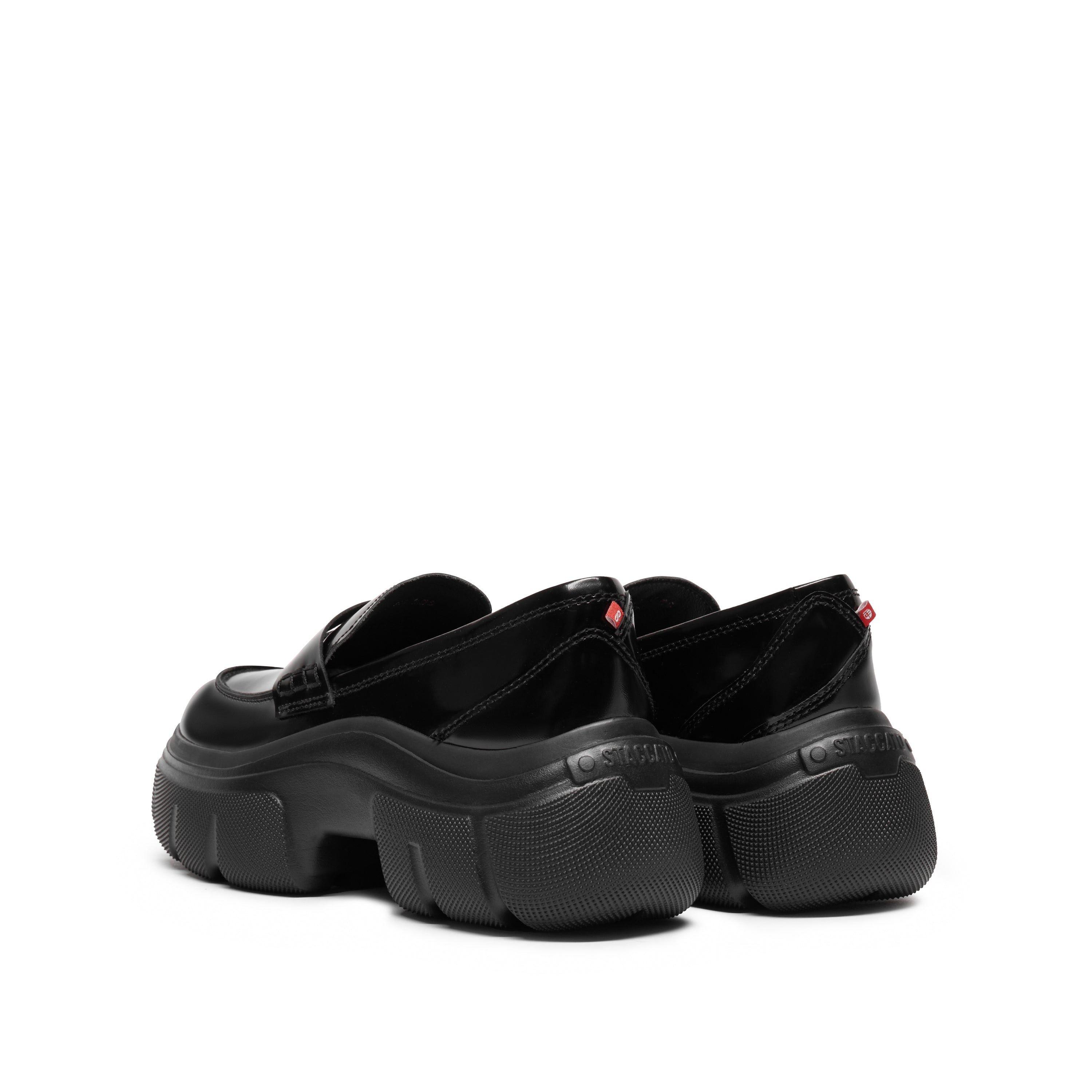 Black CNY x ST Platform Loafers