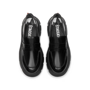 Black CNY x ST Platform Loafers