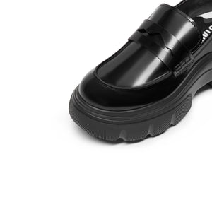 Black CNY x ST Platform Loafers