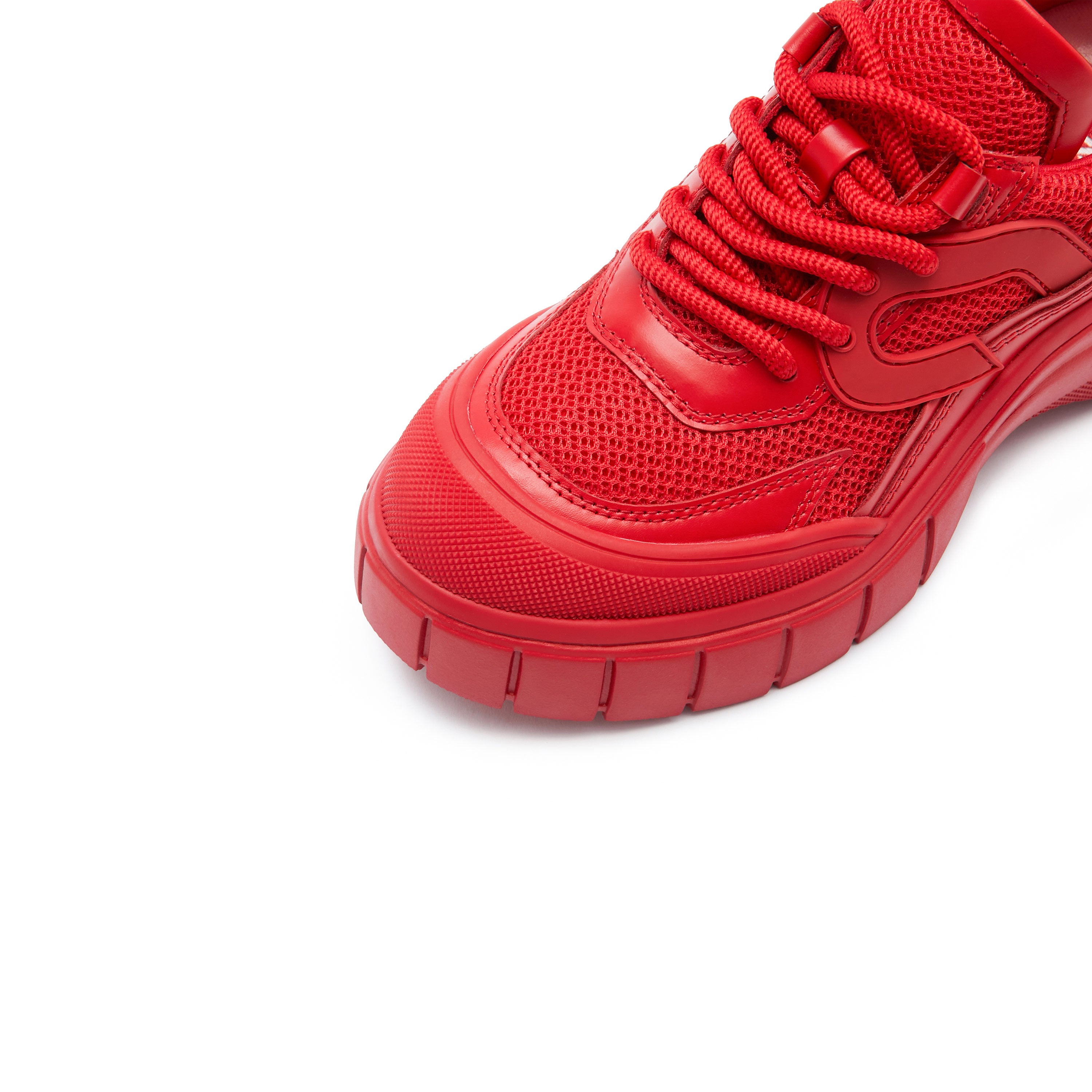 Red CNY x ST Platform Sneakers