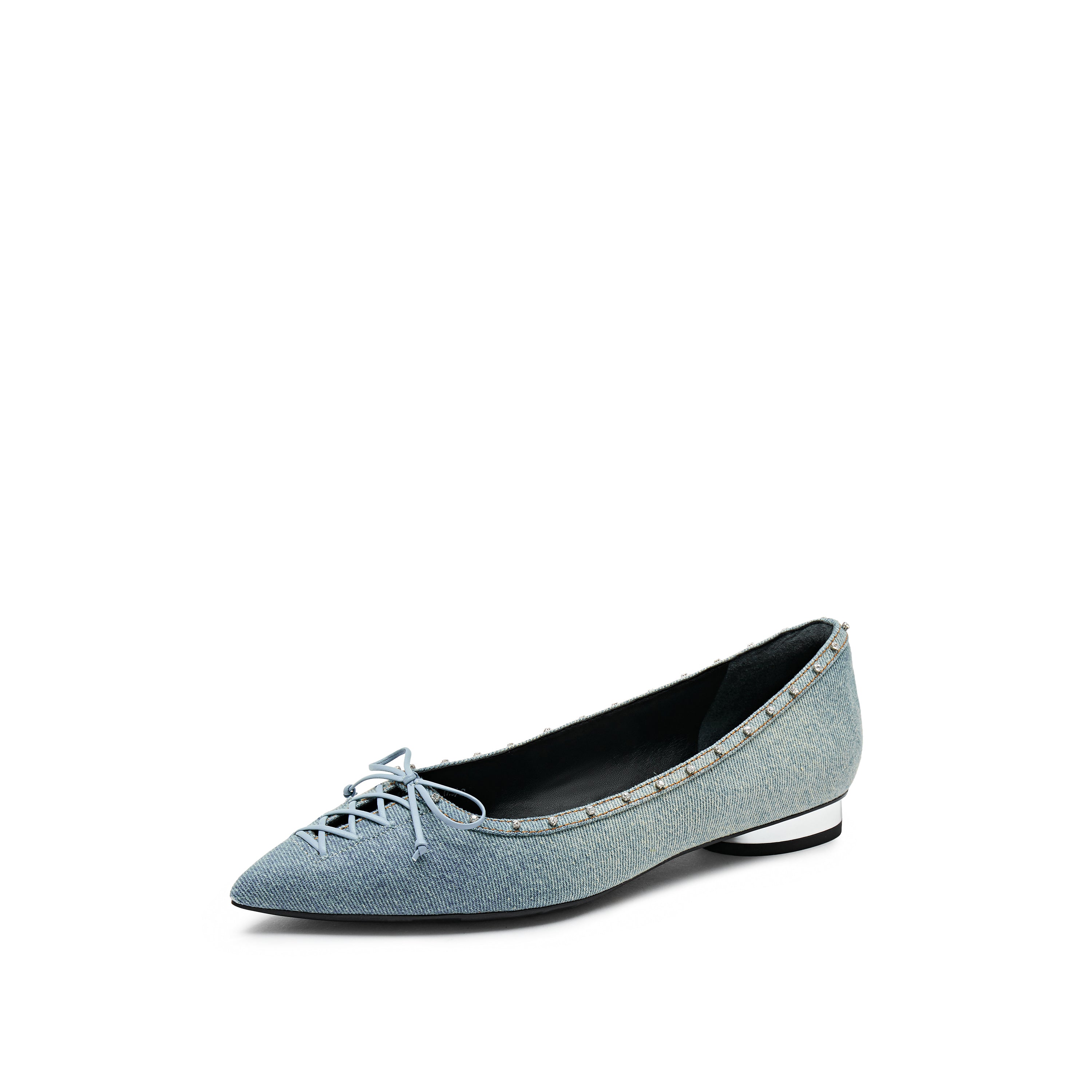 Staccato Grey Womens Flats STACCATO Women Flat Shoes 9A934 Off